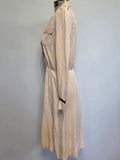 Army Nurse Beige Off-Duty Dress (AS-IS) <br> (B-37" W-26" H-35")