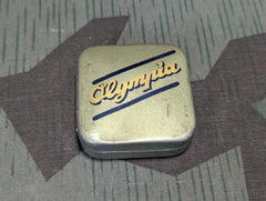 Original Olympia Typewriter Ribbon Tin and Empty Spool