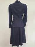 Navy WAVES Uniform Set: Jacket and Skirt <br> (B-34.5" W-24" H-33")