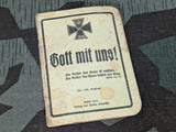 Gott Mit Uns 1914 Military Prayer Booklet