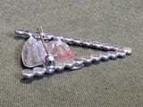 V for Victory with Army Air Corps Hat Sweetheart Pin