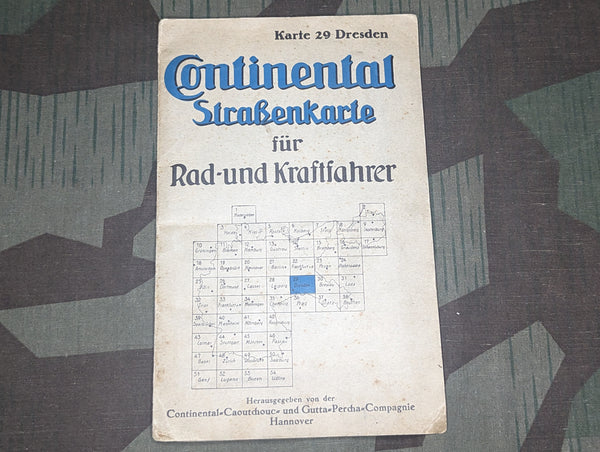 Continental Bike and Car Map of Dresden Area