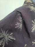 Plus Size Black Rayon Firework Print Dress <br> (B-57" W-49" H-62")
