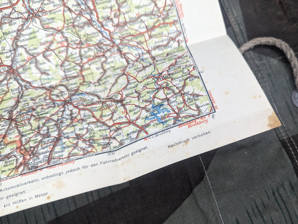 Continental Bike and Car Map of Dresden Area