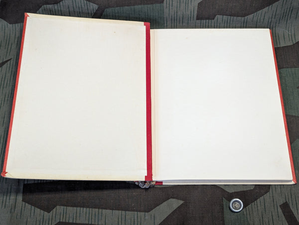 German Soldier's EMPTY Photo Album Hand Painted Cover