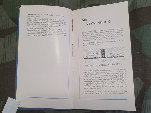 Vormerkbuch Pocket Calendar 1933 from a Coal Syndicate