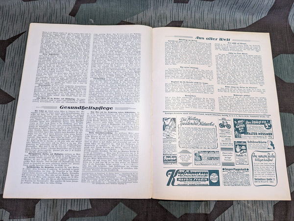 Was Ihr Wollt Magazine Heft 4 1937 With Dress Pattern (Lotta Svärd)