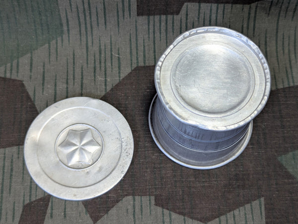 Collapsible Aluminum Cup with Star Lid