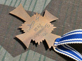 Original Mother's Cross in Bronze with Ribbon