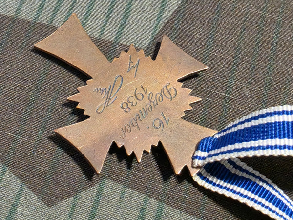Original Mother's Cross in Bronze with Ribbon