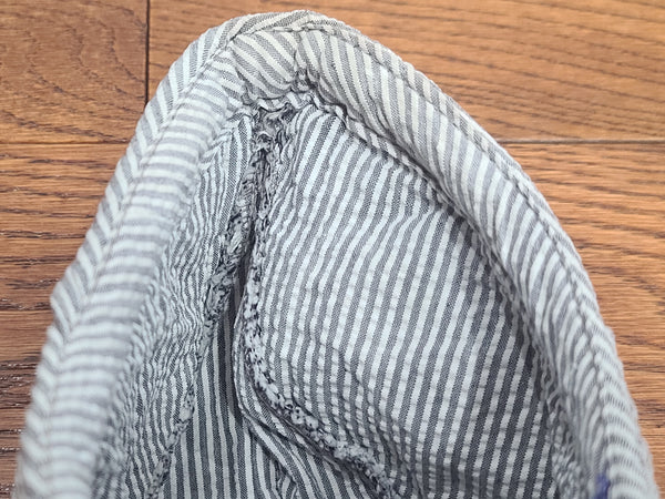 WAVES Seersucker Garrison Cap (Size 22)