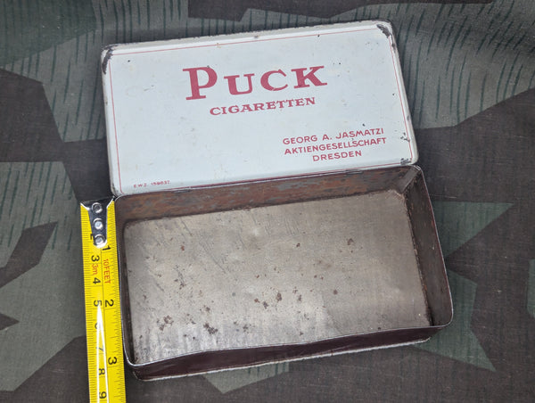 Large Puck Cigarette Tin Jasmatzi Dresden