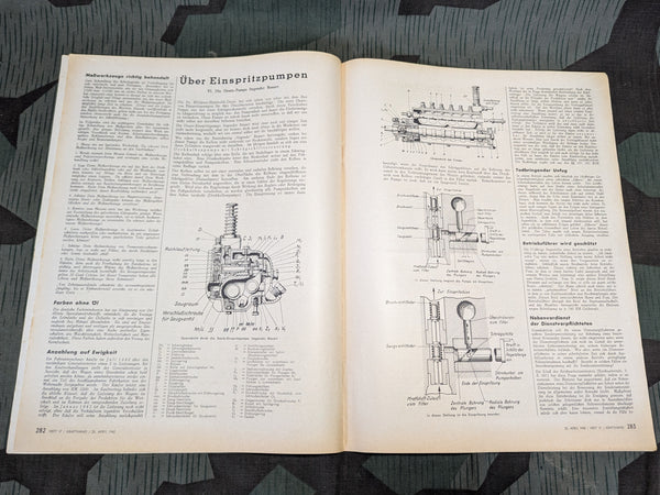 Kraftfahrzeug Handwerk 25 April 1942 Heft 17 Krafthand