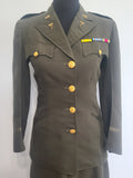 Army Nurse Uniform Jacket and Skirt <br> (B-33" W-26" H-35")