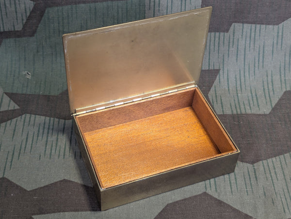 Gemeinde Kappel 1943 Wood Lined Metal Cigar Box