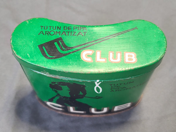 Club Pipe Tobacco Tin Romanian