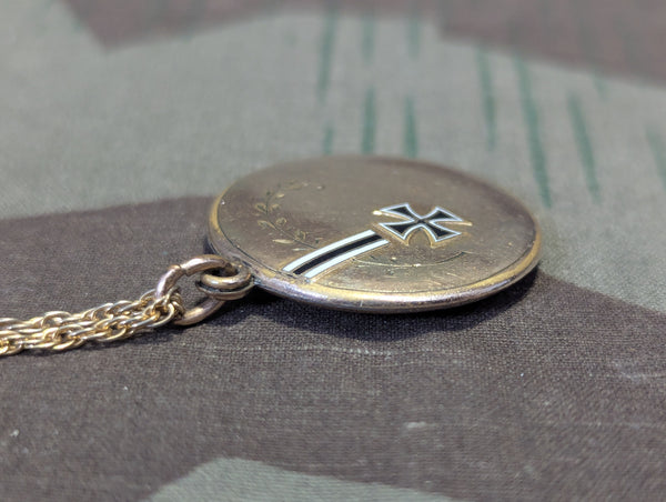 Iron Cross Sweetheart Necklace