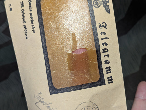 Original Telegramm Envelope