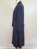 Navy WAVES Uniform: Jacket and Skirt <br> (B-38" W-31" H-42")
