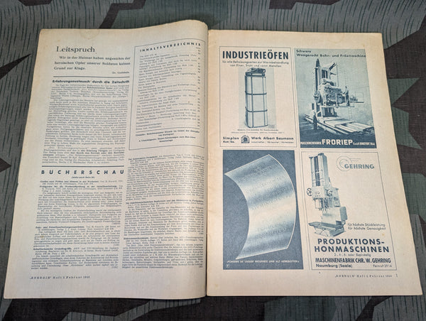 Energie Technical Profession Magazine Heft 2 Februar 1943