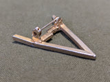 Victory Pin Rhinestone V Dot-Dot-Dot-Dash