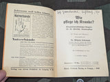 Wie Pflege Ich Kranke? First Aid Book 1940 3./Kr.Trsp.Abt. 572