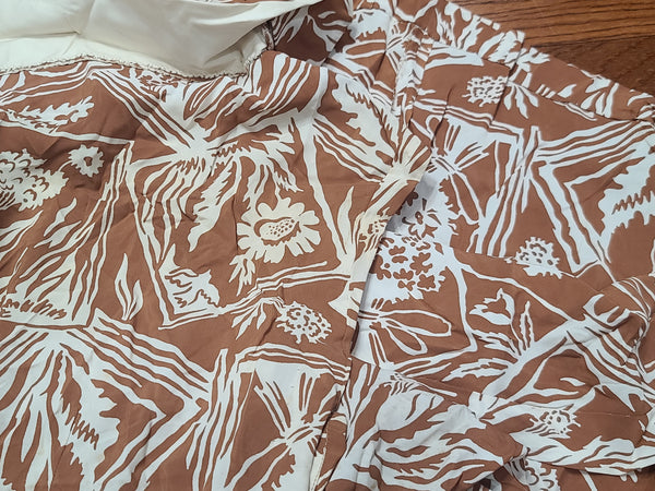 Harvest Print Dress <br> (B-36" W-30")