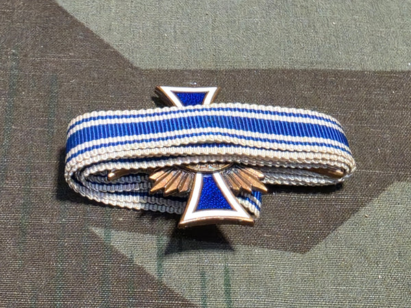 Original Mother's Cross in Bronze with Ribbon
