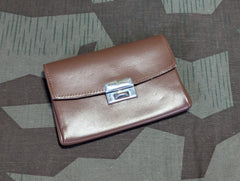 NOS German Brown Wallet with Coin Purse