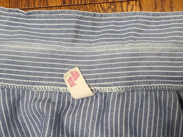 German Men's Stripe Work Shirt (~48" Chest)