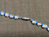 Blue Glass Bead Necklace
