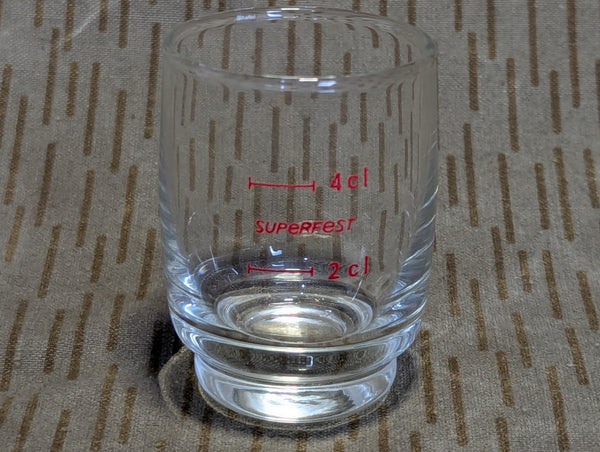Superfest Small Shot Glass 2cl 4cl