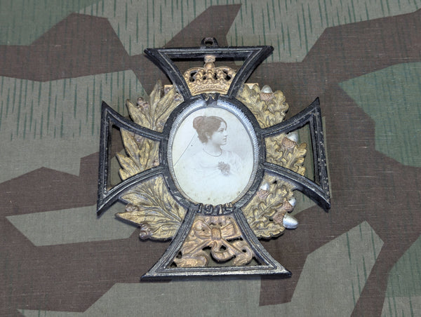 WWI Iron Cross Photo Frame