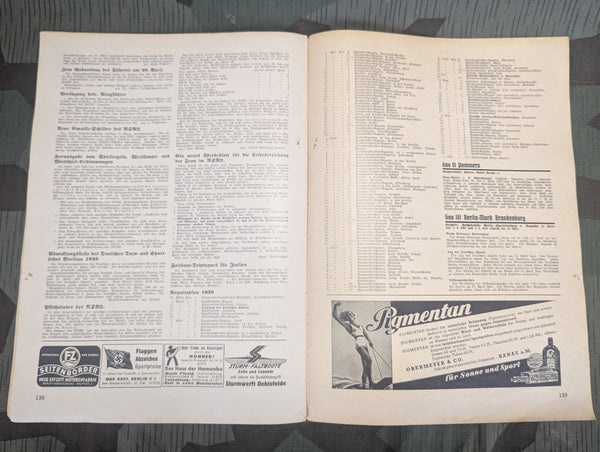 Canoe Sport Magazine 15 April 1939 Heft 8