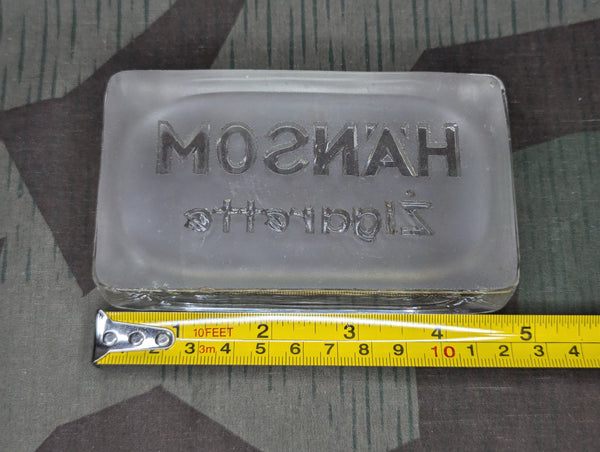 Hänsom Zigarette Glass Ashtray