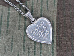 "Ich Hab Dich Lieb" Heart Necklace 835