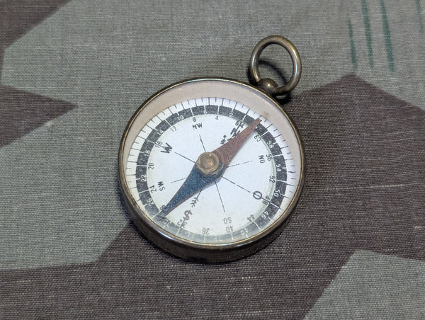 Small WWI Era Brass German Compass