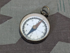 Small WWI Era Brass German Compass