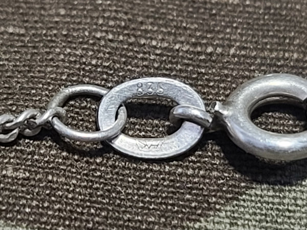Vergiss Mich Nicht Heart Necklace 835 Silver