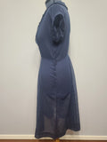 Dark Blue Lightweight Dress <br> (B-42" W-34" H-45")