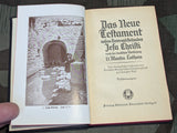 1941 German Evangelical Bible with Pictures