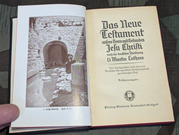 1941 German Evangelical Bible with Pictures