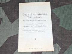 Deutsch-Russisch 1945 Red Army Word Book
