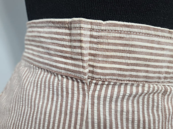 Army Nurse Seersucker Jacket and Trousers <br> (B-42" W-32" H-42")