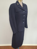 Navy WAVES Uniform Set: Jacket and Skirt <br> (B-34.5" W-24" H-33")