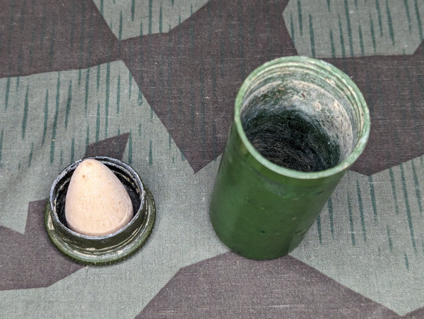 Heilborn & Co. Green Bakelite Shaving Soap Container