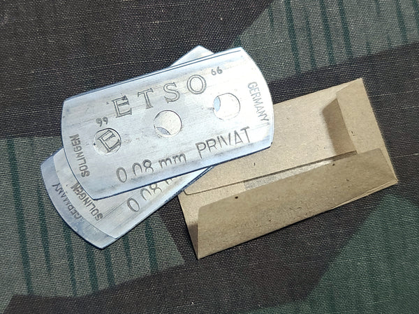 Full Box of Etso Private Razor Blades