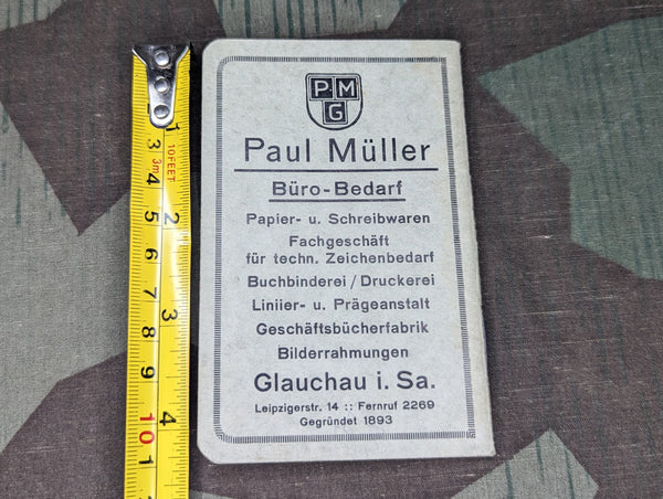 1937 Changed to 1941 Pocket Calendar