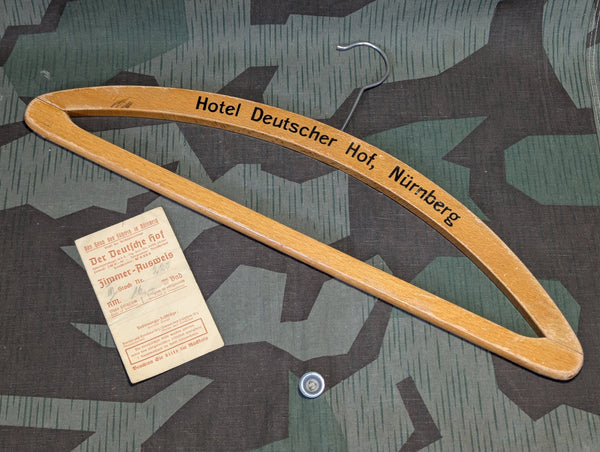 Hotel Deutscher Hof Hanger & Room Card (Das haus des Führers in Nürnberg)