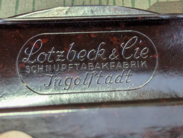 Lotzbeck Bakelite Snuff Powder Box
